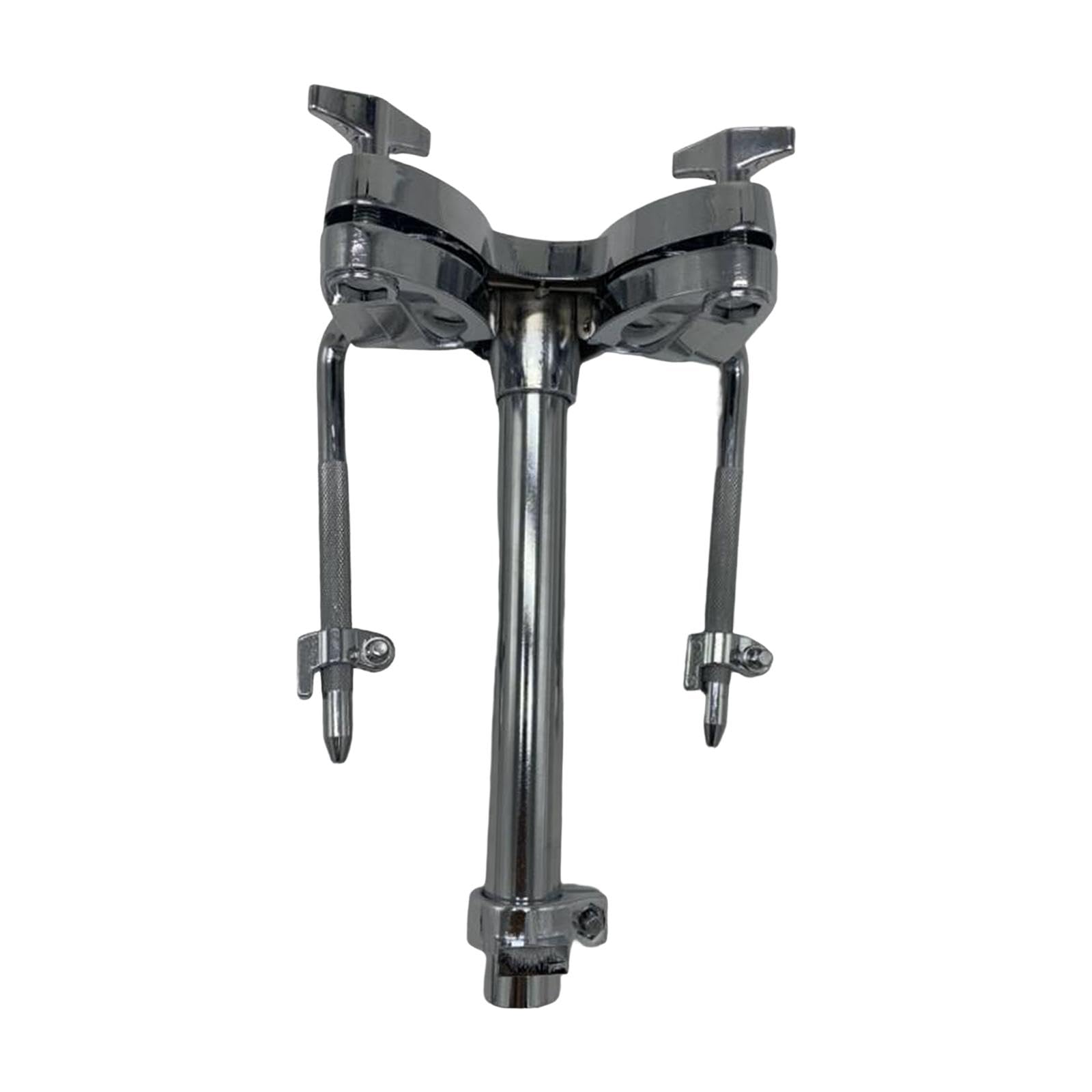 Generic Support de montage en rack Tom Drum, support de pince pour jeu de batterie, pince à bras Double Tom pour jeu de grosse caisse