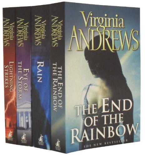 Virginia Andrews Hudson Family Collection 4 Books Set Pack RRP: £ 27.96 (Rain, Lightning Strikes, Eye of the Storm, The End of the Rainbow) (Virginia Andrews Hudson Family)