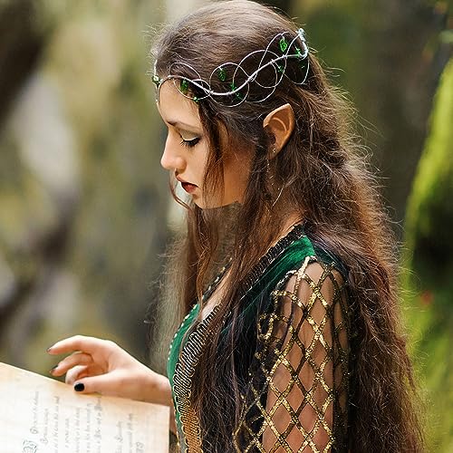 2 Pairs Elf Ears, Pixie Dress Up Cosplay Soft Pointed Ears,Masquerade Accessories Halloween Fairy Ears4