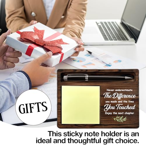 coworker gifts for women men retirement new job going away leaving gifts for coworker boss leader friends never underestimate the difference you made sticky note holder