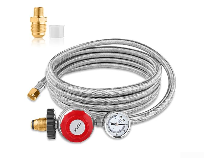 Regolatore Pressione Gas 0-30 PSI Con Manometro - Per Barbecue E Forni - Foto 8