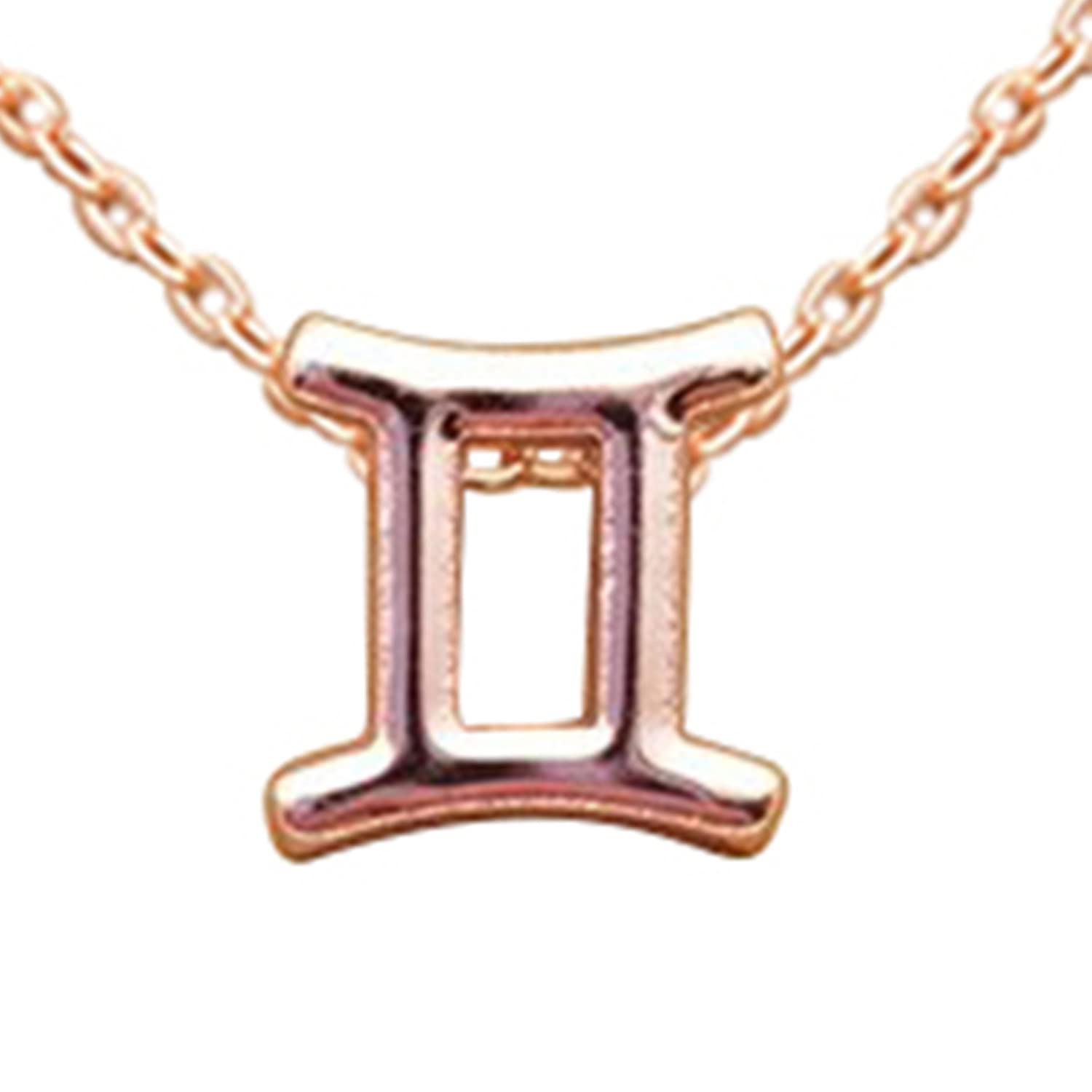 Peora Horoscope Zodiac Sign Gold Plated Pendant Necklace Jewellery Women Gifts