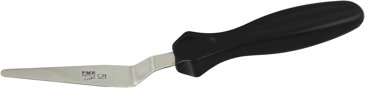 PME PK1015 Tapered & Angled Blade Palette 8.5" For Cake Decorating, Grey, Standard