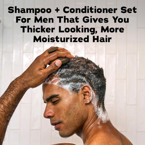 Dr. Squatch Full + Thick Men's Shampoo and Conditioner Set - For Fuller, Thicker-Looking Hair - Natural Shampoo and Conditioner for Men - Fresh Falls (11 fl oz, 2-Pack) - image 2