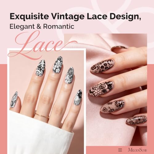 Image of MelodySusie Lace Nail Foil 20 Rolls