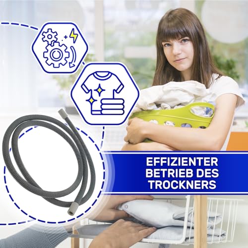 Ablaufschlauch Trockner 1,6 m mit dem Originalcode 2951260100 für Beko - Garantie 10 Jahre - MONTERAL