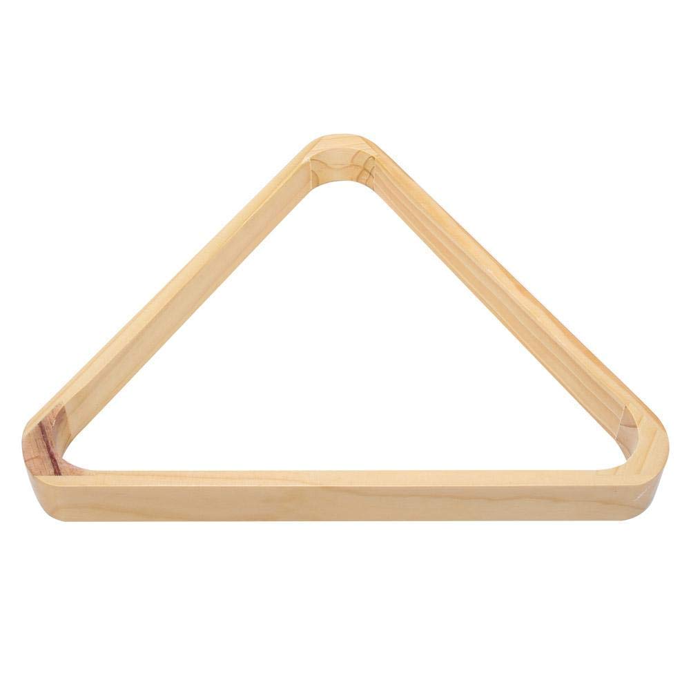 Scaffale per Palline da Biliardo in Legno a Triangolo e Rombo Accessori per Articoli Sportivi