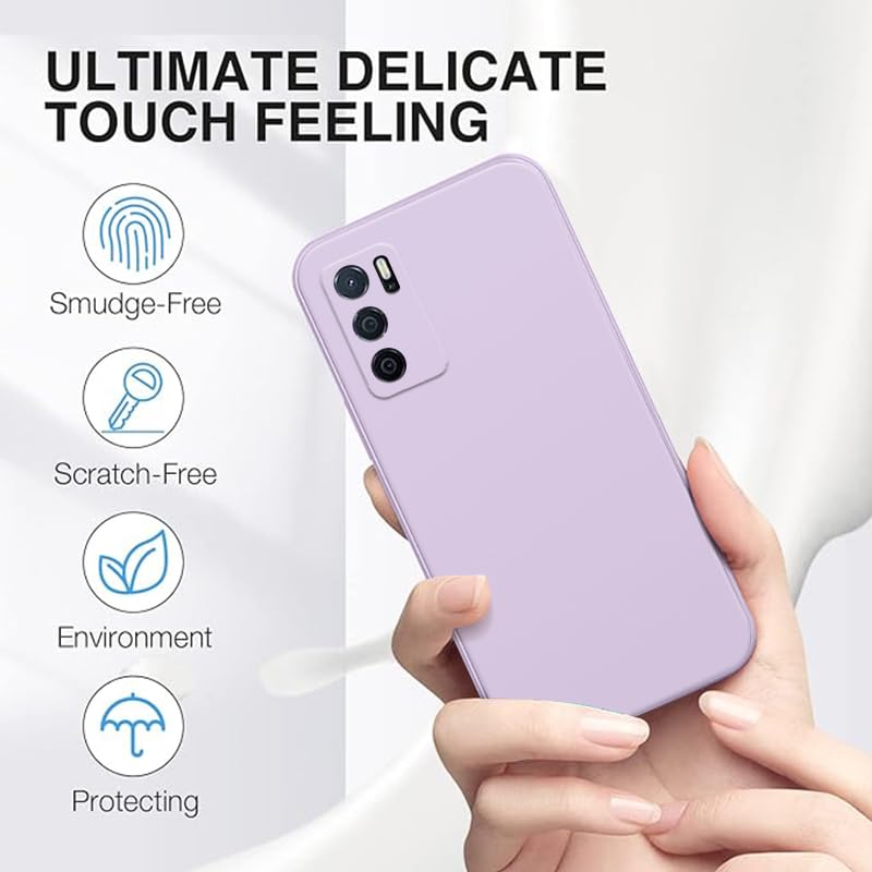 WOKEZ Ultratunt Silikonskydd för Xiaomi Poco M6 Pro 5G - Lila
