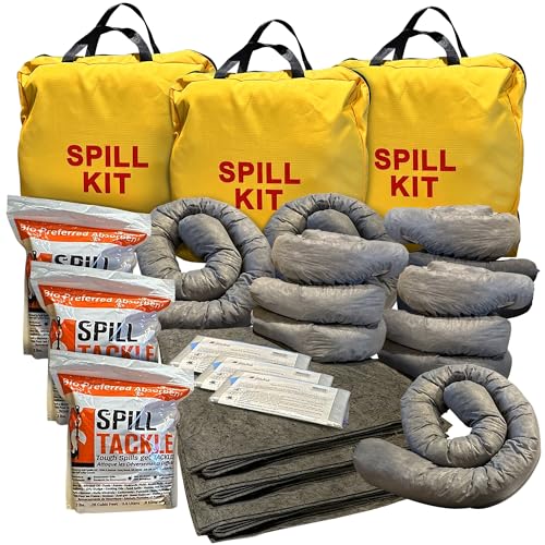 Universal Spill Kit with Absorbent Pads and Socks