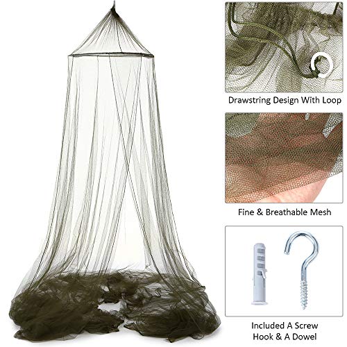 Ajcoflt Barraca de acampamento Net Insetos Netting Cama Cama de Dossel Net Ao Ar Livre Net Para Camp