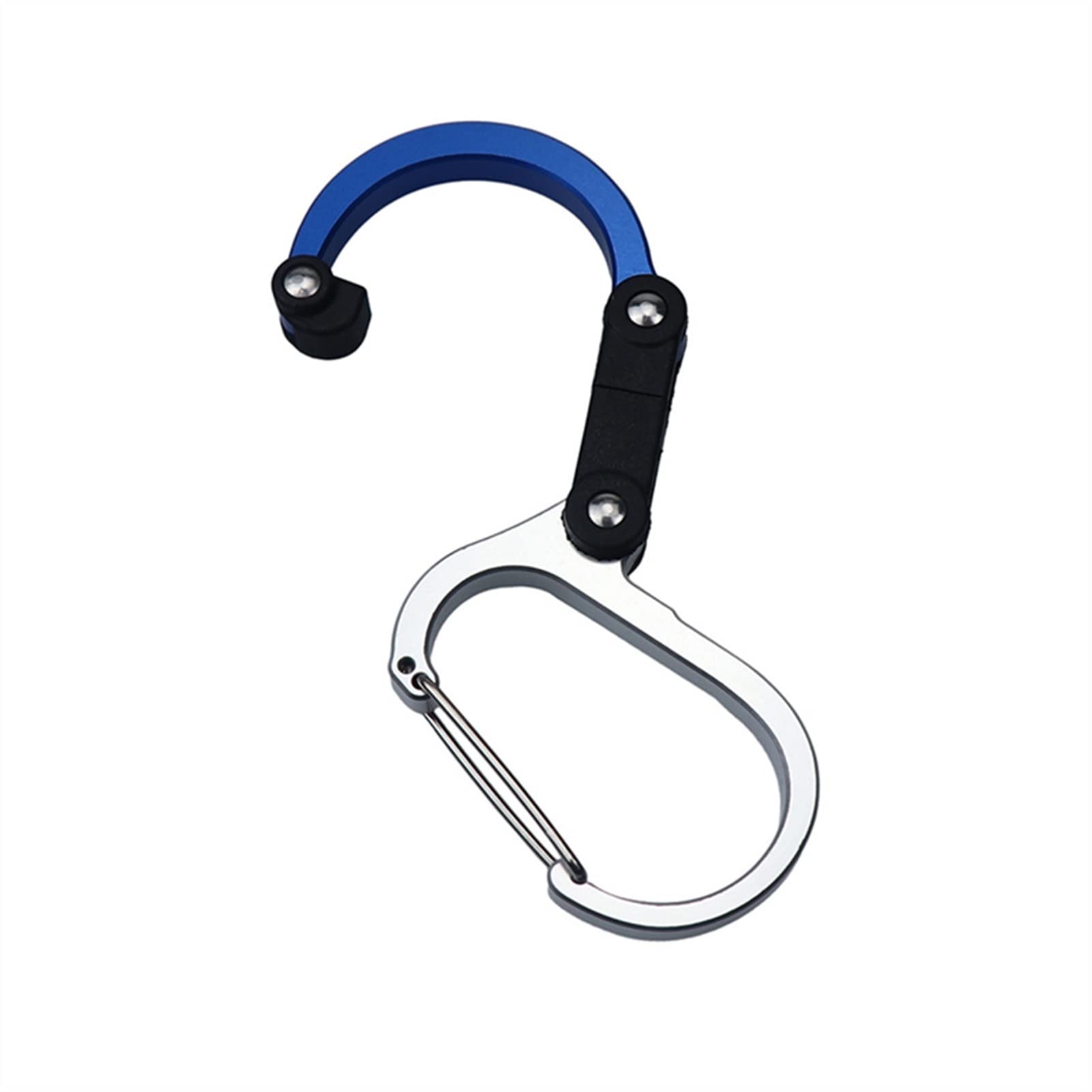 Moschettone ibrido con clip girevole, resistenti, for campeggio, escursionismo, viaggio, zaino, alpinismo, accessori for esterni