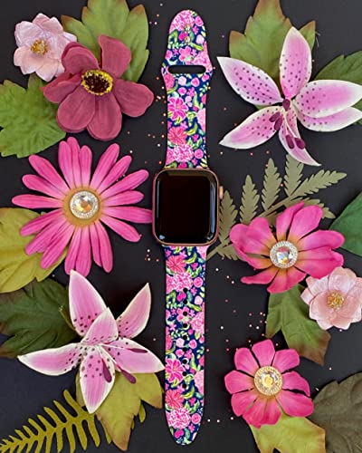 Correa Floral compatible con iWatch 38-45 mm miniatura 4