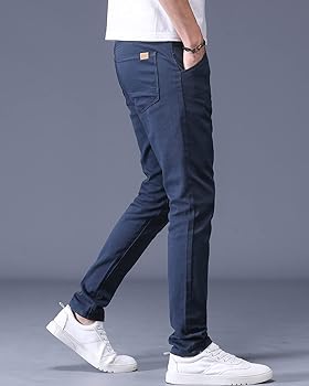 Amazon | [JHIJSC] チノパン メンズ ロングパンツ ストレッチ ズボン