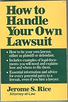 How to Handle Your Own Lawsuit 0809273306 Book Cover