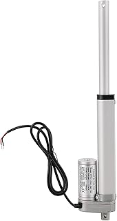 MYFULLY Electric Stroke Linear Actuator | DC 12V Heavy Duty 6'' Linear Actuator Motor with Mounting Bracket 900N(225lbs) Max. Lift 10mm/s for Auto Car RV Electric Door Opener (150MM Stroke Length, 1)