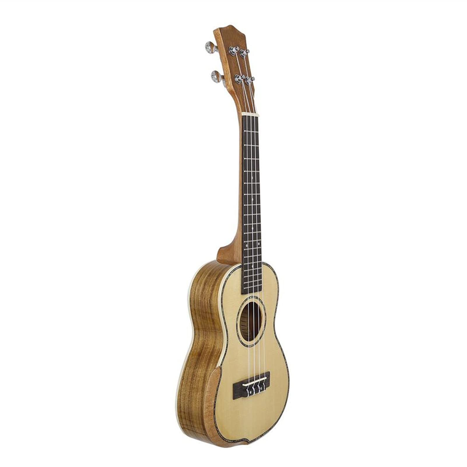 Ukulele koncertowe Początkujący Ukulele 23- calowe Koncert Panel Świerkowy Ukulele Klasyczna Gitara Ukelelowa Z Torbą String Pasek Capo