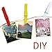 Aylifu Clips de Madera,30 Piezas 72mm Grandes Pinzas Colores de Madera Clavijas...