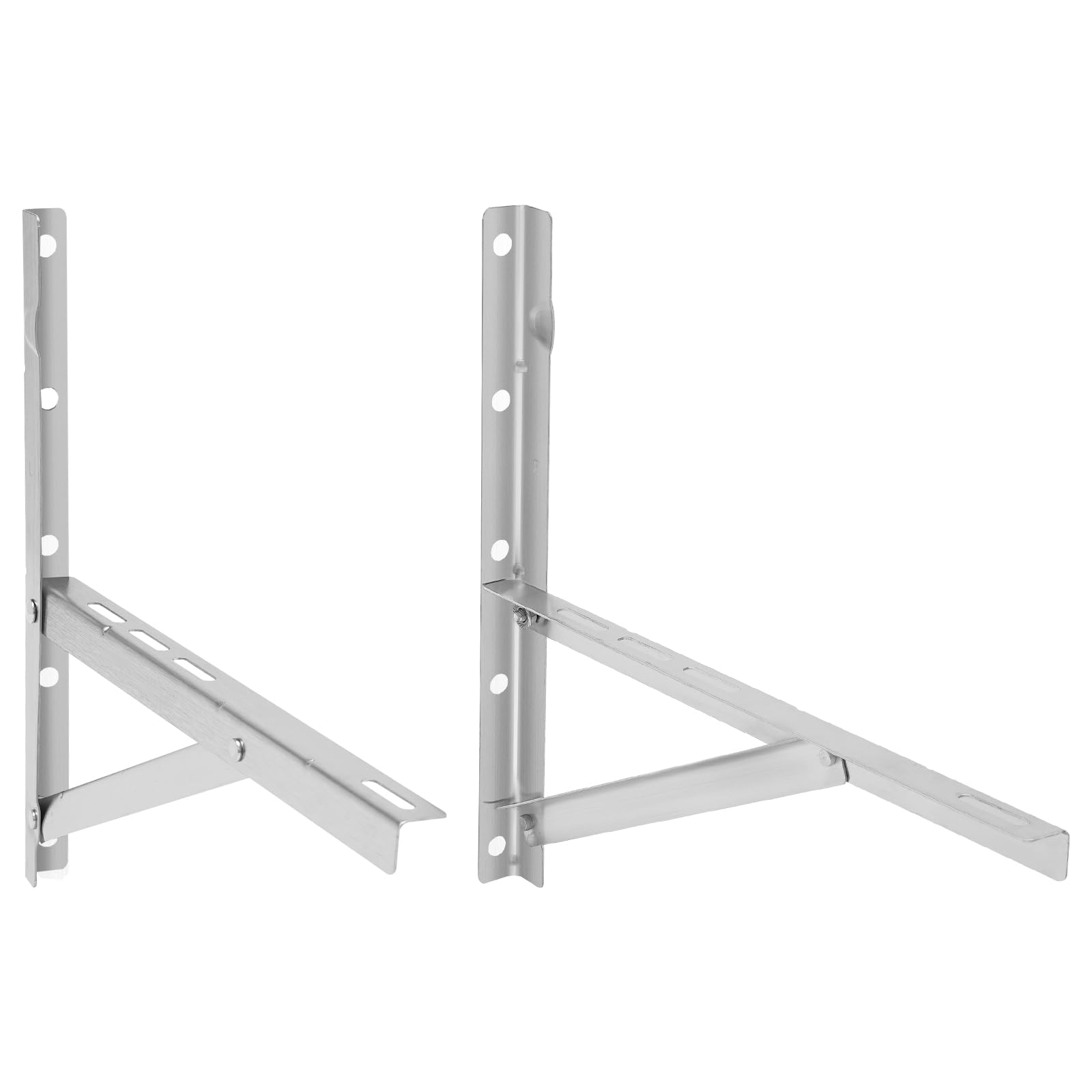 Jiabailie Mini Split Wall Mounting Bracket, Heavy Duty Foldable Support Bracket, Stainless Steel, for Air Conditioner Heat Pump System, Compatible