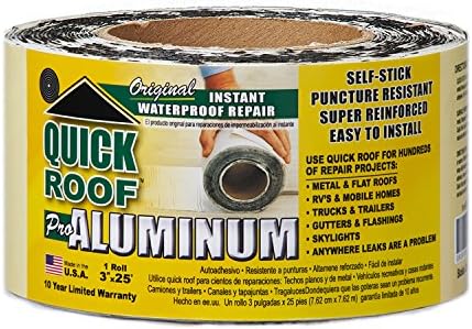 Cofair QR325 Quick-Roof Waterproof Repair, 3 Inches x 25 Feet
