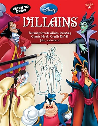Walter Foster Jr Disney Learn to Draw Villains Book image 2