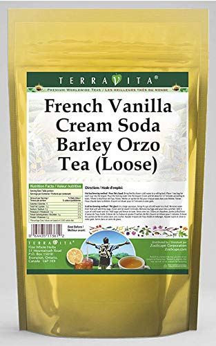 Crema de vainilla francesa Soda Cebada Orzo Té (Suelto) (8 oz, ZIN 561885)