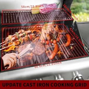 4-Burner Propane BBQ Grill 53000 BTU Stainless Steel Cast Iron Grate — photo 3 of 6