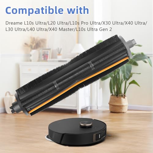 Image of TriCut Brush for DREAME L40 Ultra / X40 Ultra / X30 Ultra / L10s Ultra / L30 Ultra / L20 Ultra / L40s Ultra / X40 Master. Durable Anti-Tangle, Suitable for All Kinds of Floors and Pet Hair