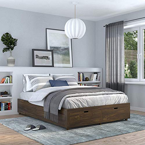 Buy eLuxurySupply Wooden Storage Bed Frame 100 North America Pine