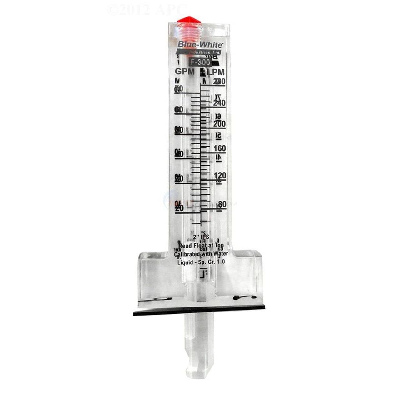 Blue-White Model F300 2-1-2in. Horizontal Standard Flow Meter - 60 to 240 GPM F-30250P