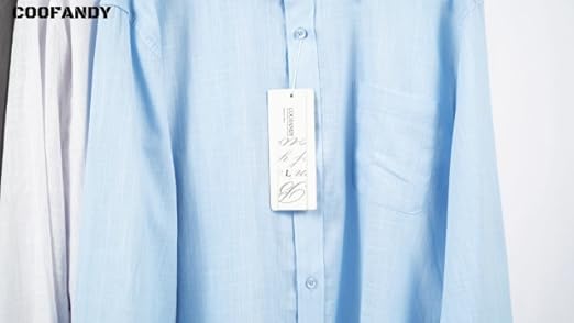 Camisas Hombre COOFANDY Camisa Casual Con Botones Para Hombre, Camisas De Playa De Verano De Manga Camisas Hombre Manga Larga