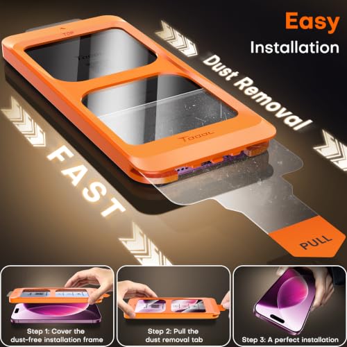 Image of TOCOL for 18 Pro Screen Protector, Easy Installation