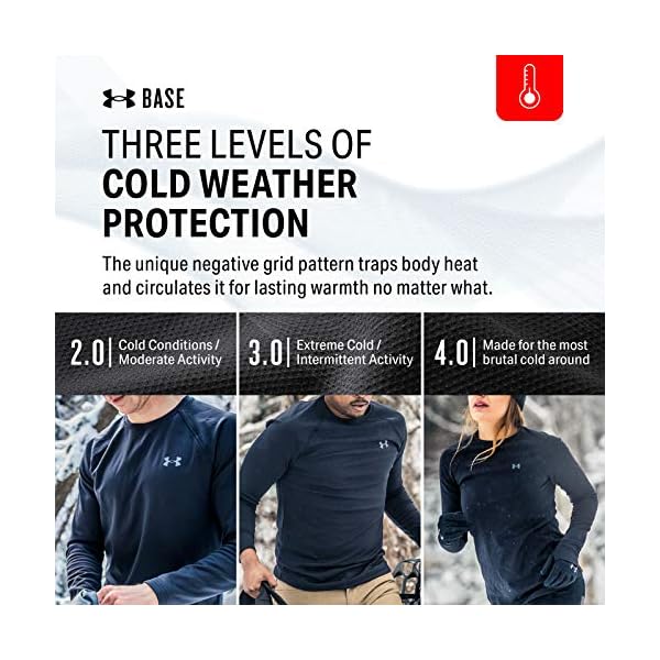 Under-Armour-Womens-Base-Leggings-40 Under Armour Women's Base Leggings 4.0 , Black (001)/Pitch Gray , Large