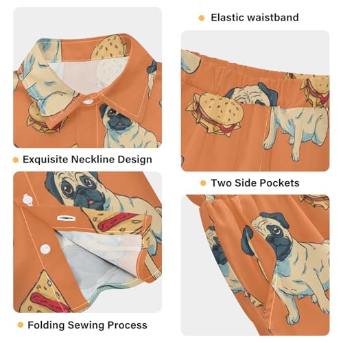 Image of Boccsty Ice Cream Drip Boy Summer Shorts Sets Hawaiian Toddler Boys T-Shirt & Pants 2 Pcs 3T-10T