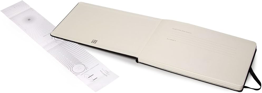 Moleskine Art Watercolor Album, Hard Cover, Plain/Blank, Large (5 x 8.25), Black, 72 Pages