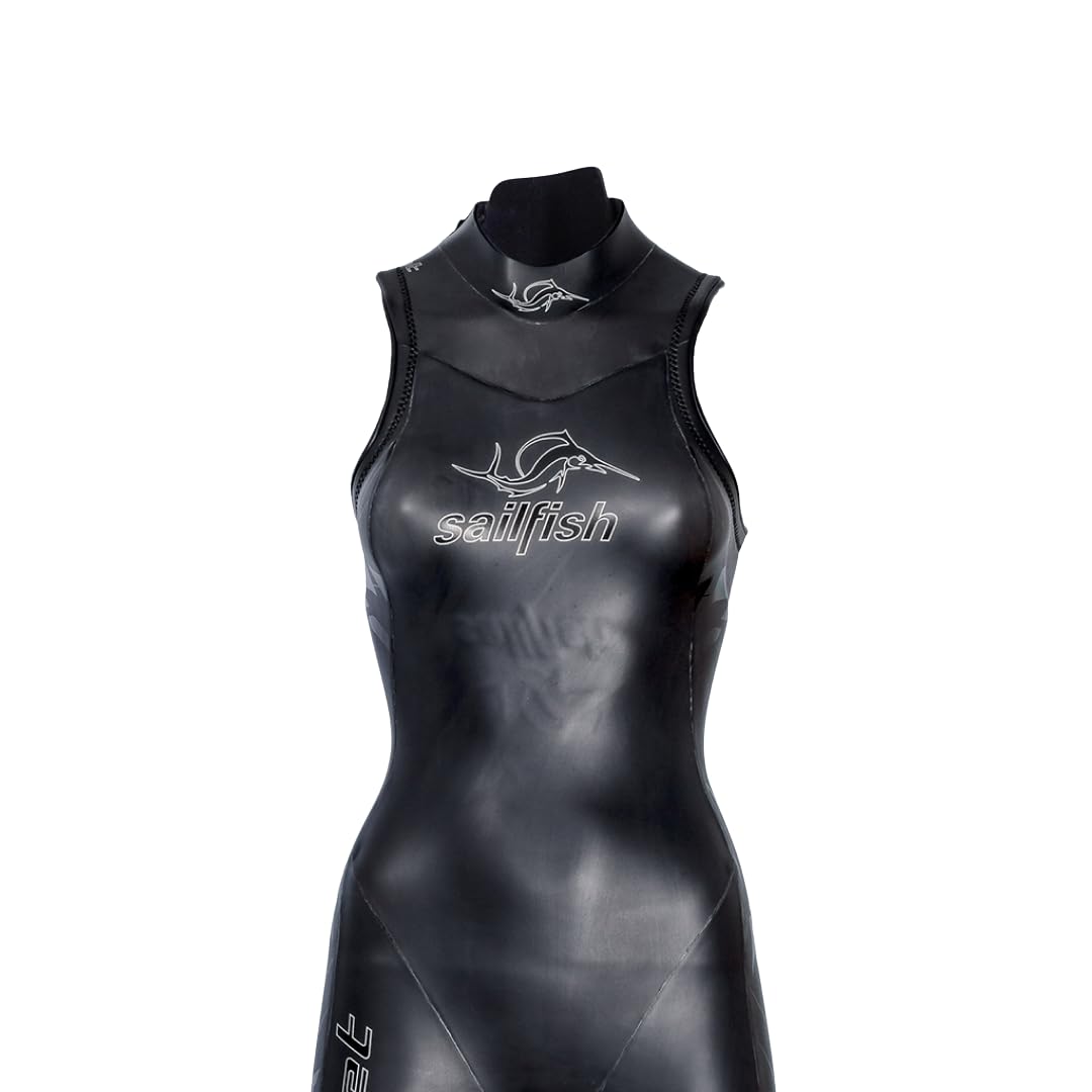 sailfish® Neoprenanzug Damen | Women's Rocket 4 Sleeveless Triathlon Anzug | Natürliche Armfreiheit & verbesserte Wasserlage | Kühlung & volle Beweglichkeit für Athletinnen
