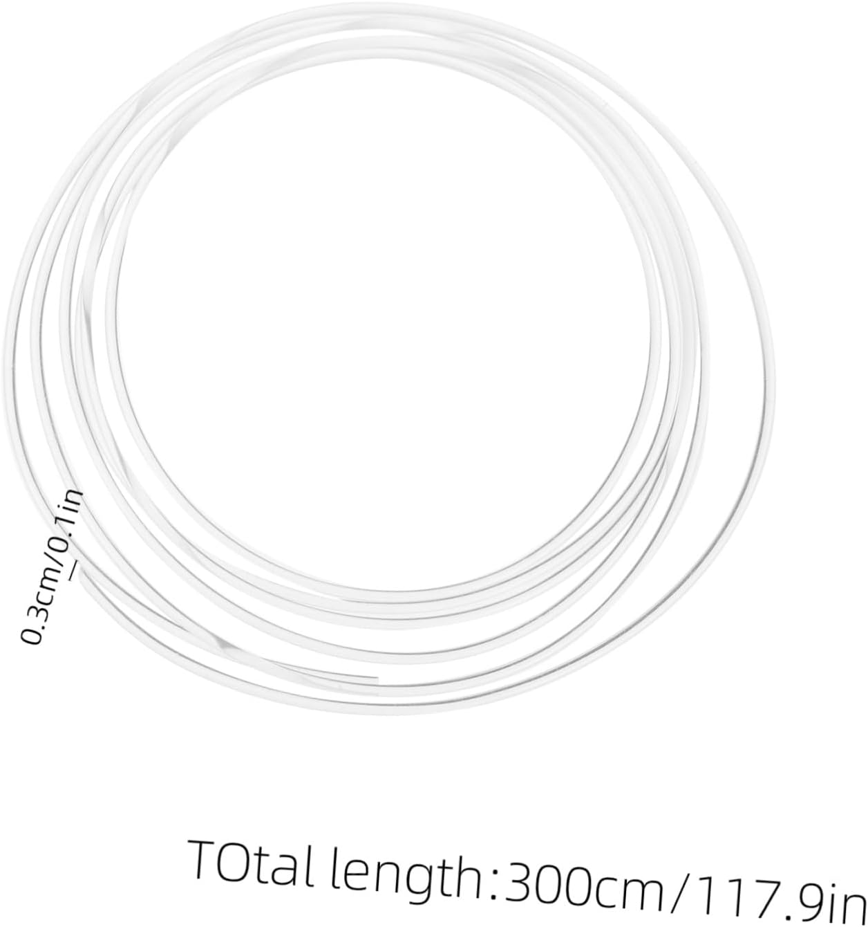 Pmma Fiber Optic Light Guide Strip 3mm Diameter, 3 Meters Solid Side Glow Optical String Lamp for Indoor Ambient Ceiling Decoration