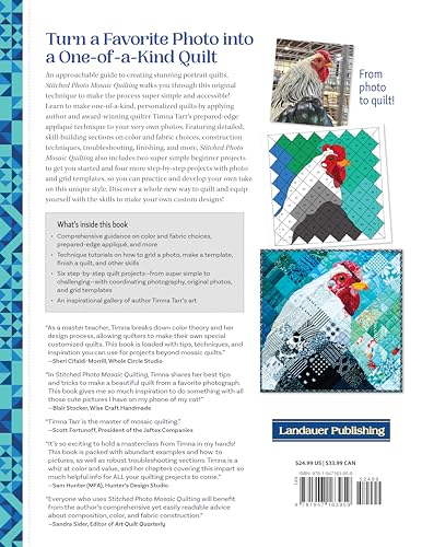 Stitched Photo Mosaic Quilting: A Unique Grid Technique for Piecing Images into Beautiful Quilts (Landauer) For Intermediate to Advanced Quilters - Learn How to Turn a Cherished Picture into a Quilt - Image 2