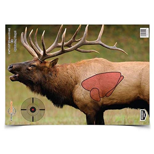 Birchwood Casey PREGAME Elk Target (Pack of 3), 16.5 x 24Inch, Black