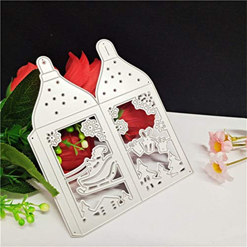 BSTCAR Cutting Dies Christmas Lantern Metal Embossing Template DIY Production Die Cutting Machine and Embossing Machine Scrapbooking DIY Album Paper Cards Art - Image 4