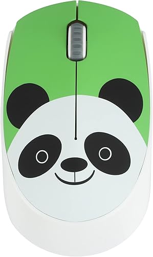 Panada - Ratón óptico portátil inalámbrico de 2,4 GHz, silencioso, 3 DPI ajustables para computadora portátil, PC de escritorio