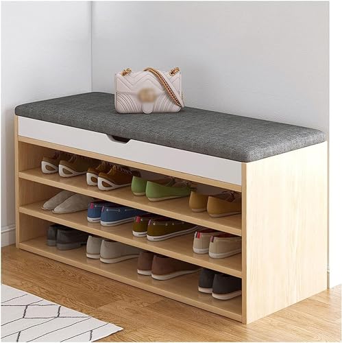 Meuble rangement entrée anti-désordre avec étagère à chaussures