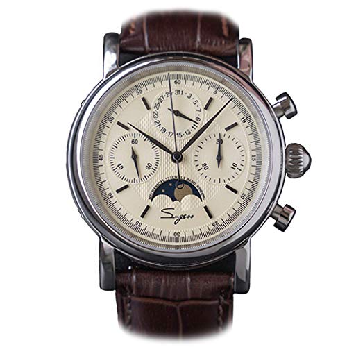 SUGESS �r���v ���[���t�F�C�Y �N���m�O���t �@�B�� �r���v�����Y ���@�\���v �J�����_�[�t watch for men �r���v �A�i���O �N���m�O���t�r���v