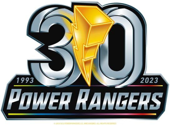 CafePress Power Rangers 30Th Logo Sticker Oval Bumper Sticker Car Decal