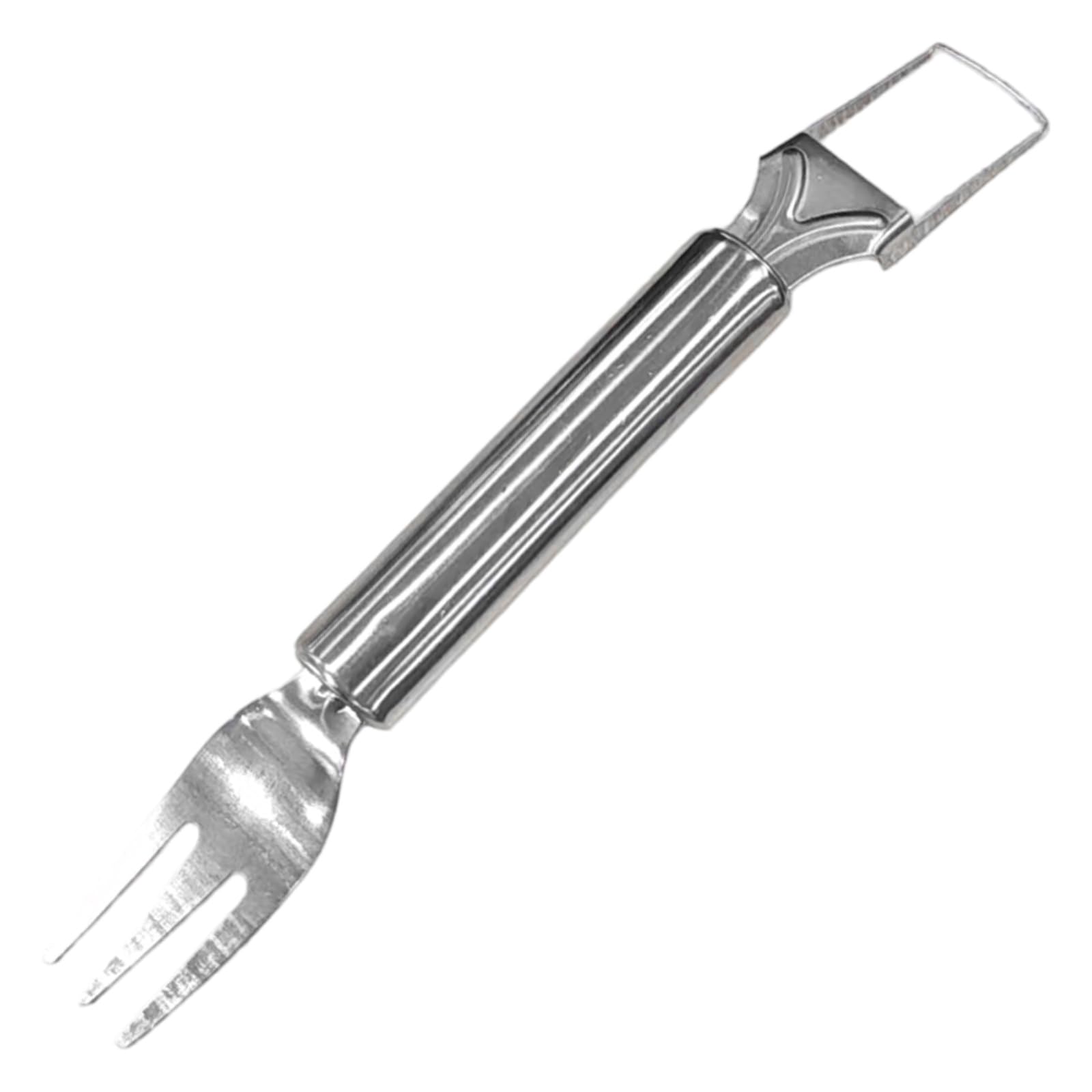 Nucelit Head Watermelon Fork Slicers Cutter Stainless Steel Fruit Slicers Kitchen Melons Fruit Cutting Fork Kitchen Tool Watermelon Cutter Stainless Steel Cutting Tool
