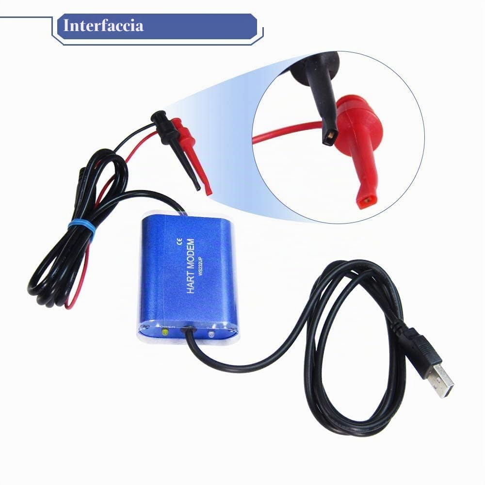 YJINGRUI USB Hart Modem 232UP a Hart Convertitore Trasmettitore | 24VDC e regolatore di temperatura Loop integrato