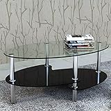 Couchtisch, Wohnzimmertisch für Couchtisch, lackiert, Couchtisch, Glastisch, mit exklusivem Design, Schwarz für Getränke, Essen, dekorative Obstkörbe