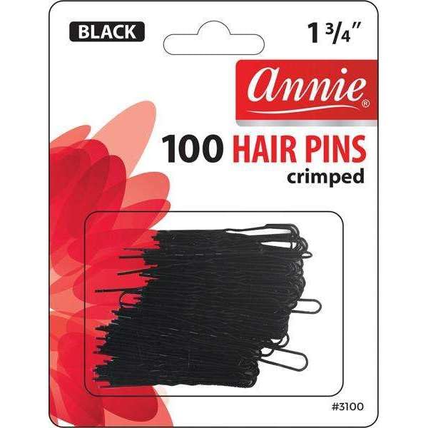 Annie 100 horquillas negras