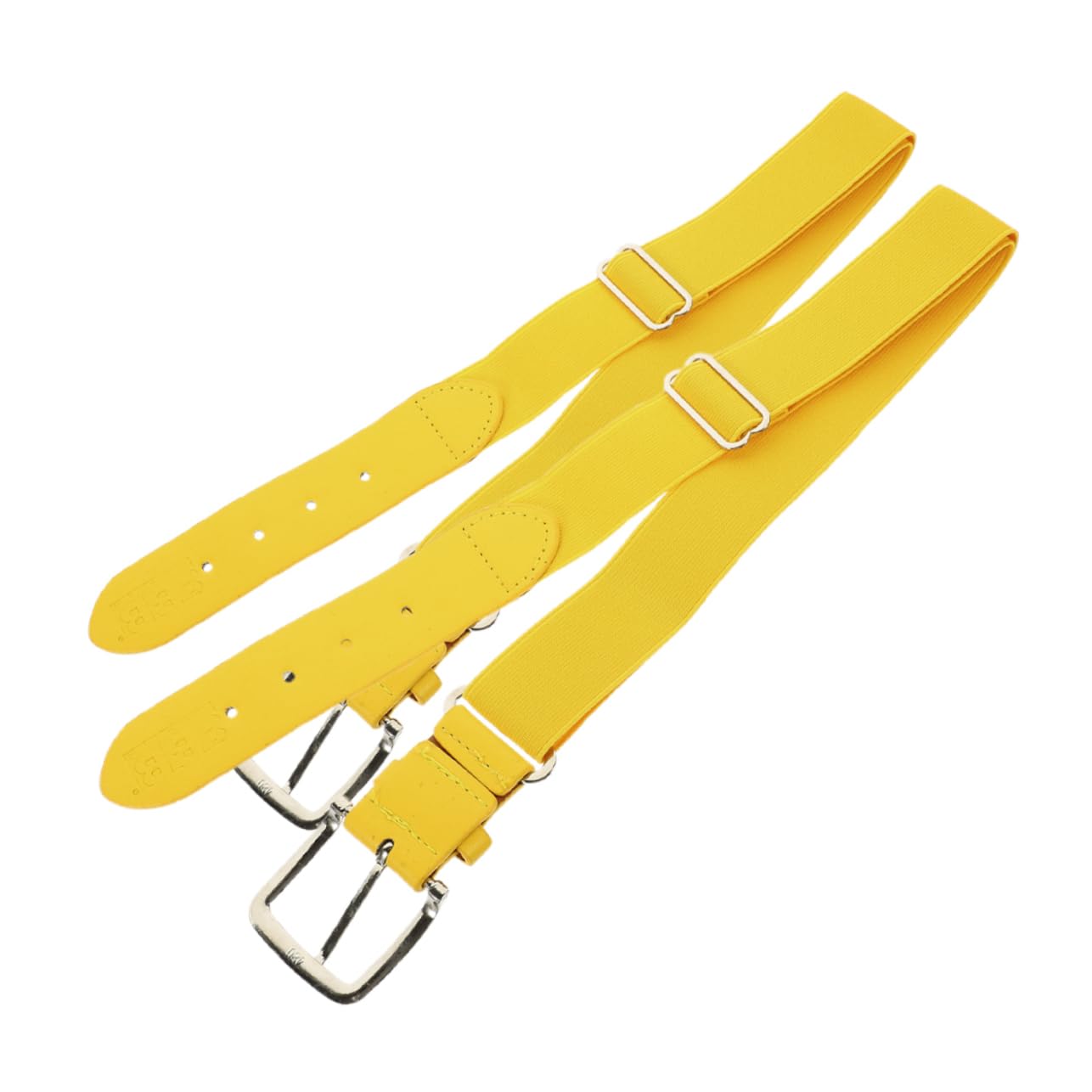 Anneome 2 Pcs Elastic Baseball Belt Yellow Softball Belt for Men Women Boys and Girls