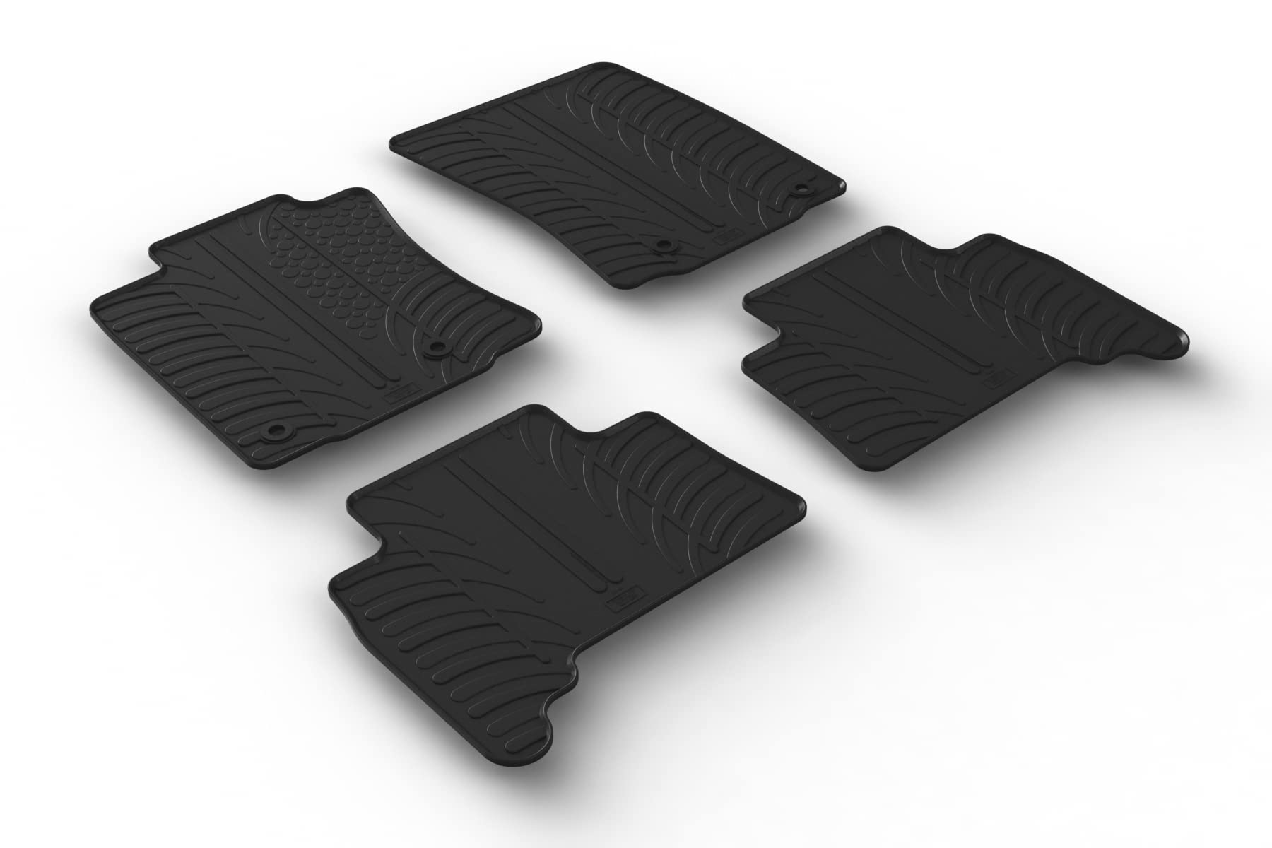 Gledring USA Custom Fit All-Weather Rubber Floor Mats Intended for Toyota 4Runner N280 Floor mats for 2010-2023 No