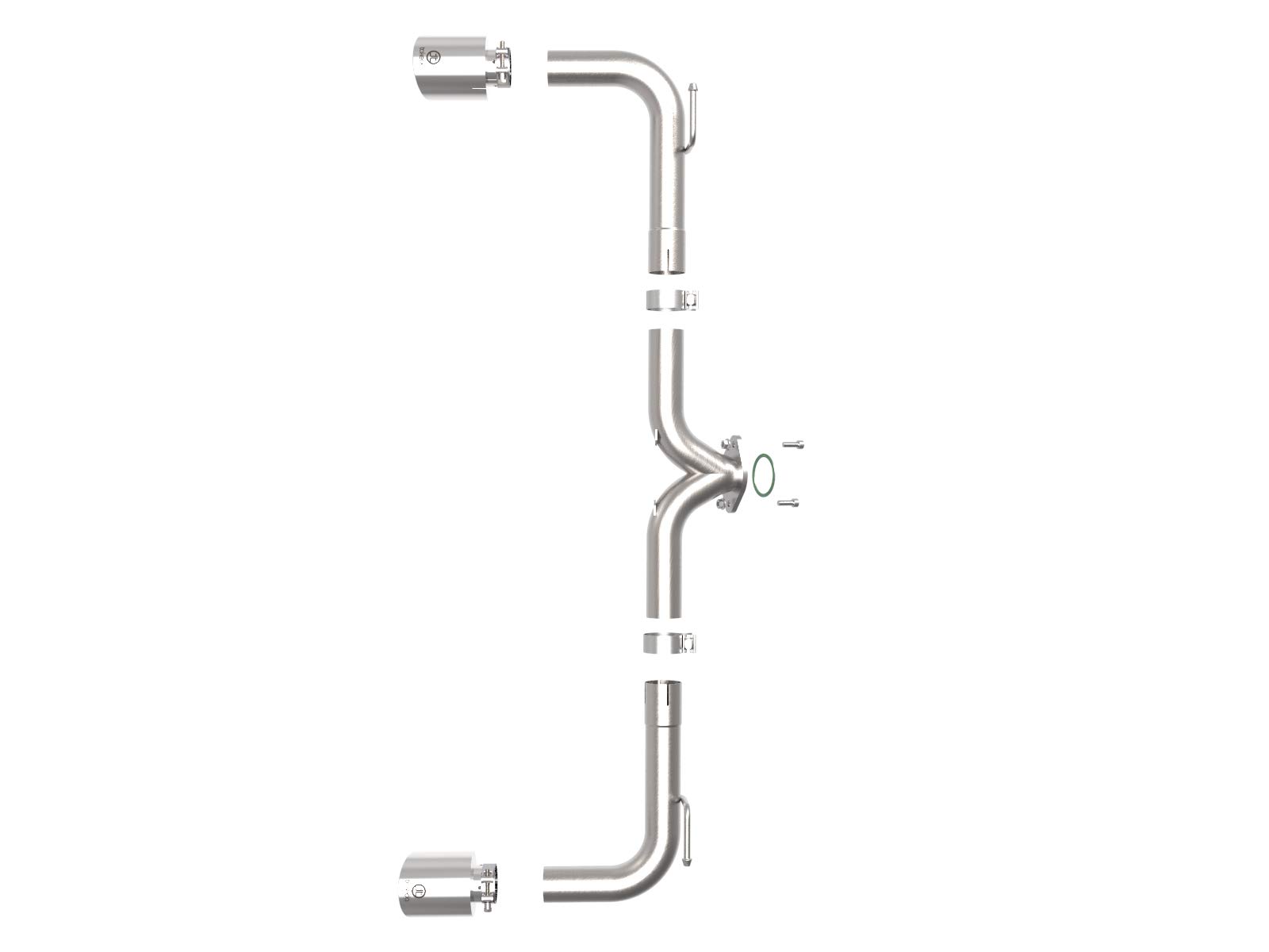 Amazon.com: aFe Power 49-37014-P Takeda Axle-Back Exhaust System